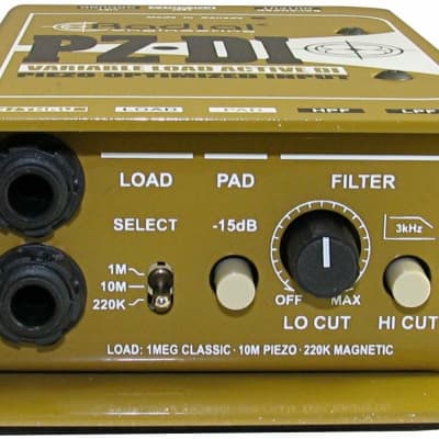Radial PZDI 1-Channel Passive Piezo-Optimized Direct Box Instrument DI with Adjustable Load image 3