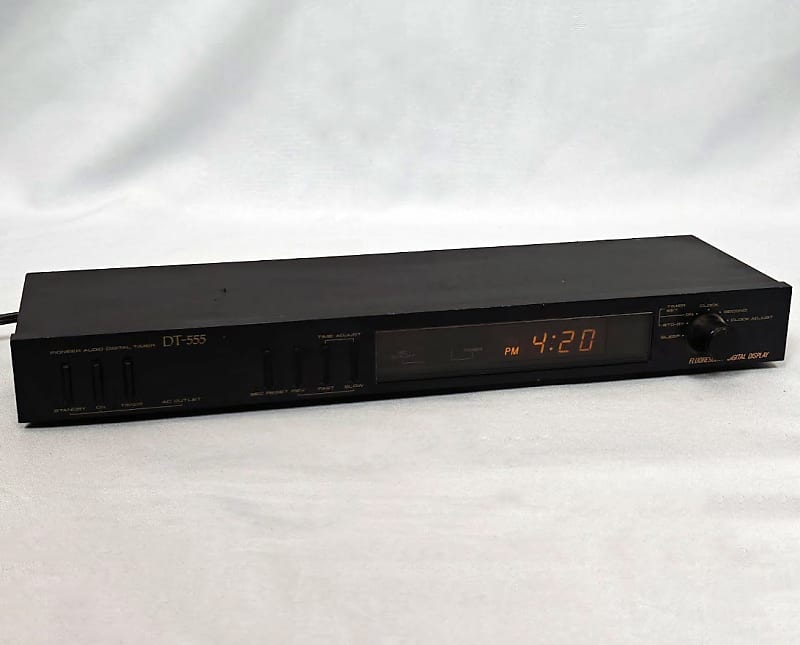 Pioneer DT-555 Audio Digital Timer - 1988 - Black  			