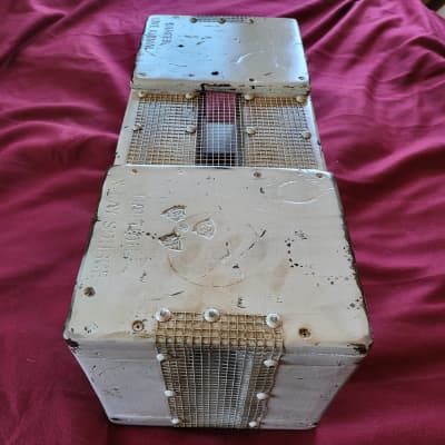 Handmade Antiqued Relic-ed White Wooden 3U Rack #7 “Animal Cage” image 15