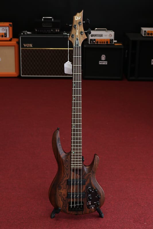 ESP LTD B-1004 Bass Guitar - Natural Satin | Reverb