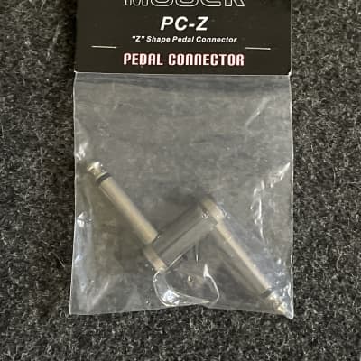 Mooer PC-Z Offset Crank TS 1/4" Male Z Plug Pedal Connector 2010s - Chrome image 1