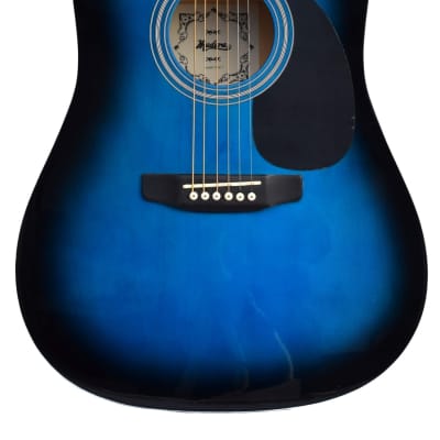 Madera LD411 - Acoustic Guitar in Blue Burst for sale