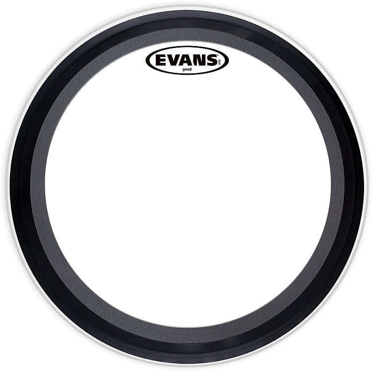 Evans GMAD Clear Drumhead with Damping System - 18 inch image 1