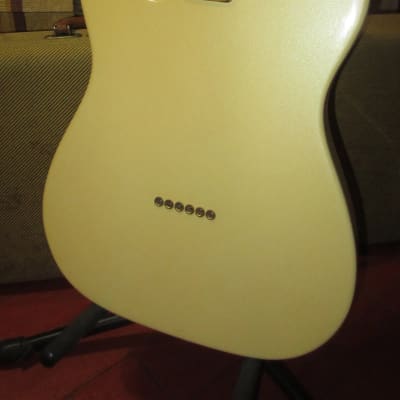 1990 Fender James Burton Signature Telecaster Pearl White w/ Original Tweed Case image 9