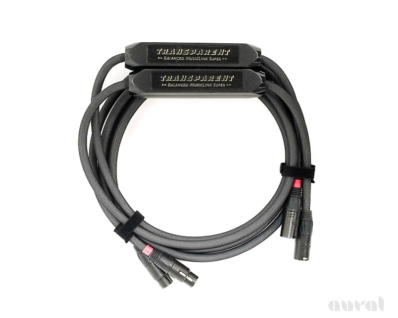 Transparent Audio MusicLink Super // Preowned / Balanced XLR Interconnects / 6ft Pair / 1  			