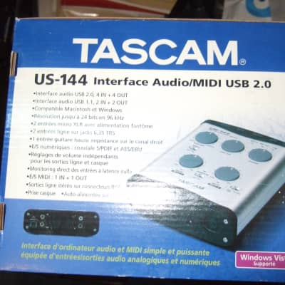 Tascam US-2x2HR  Interface Audio/MIDI USB haute résolution (2