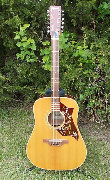 Univox 12 String Model 3014 12 String Guitar 1969 Natural