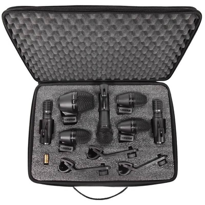 Shure PGADRUMKIT7 7-Piece Drum Microphone Kit (with Case) image 1
