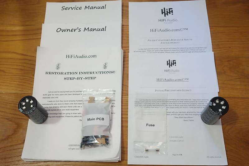 Proton D1200 restoration kit filter capacitor repair rebuild fix  			