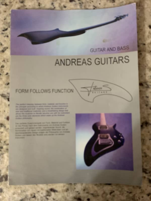 Andreas Brochure Catalog Reverb