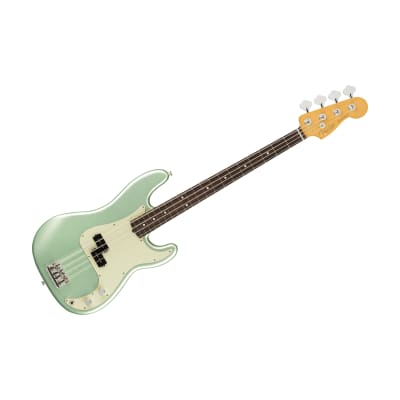 American Professional II Precision Bass RW Mystic Surf Green Fender for sale