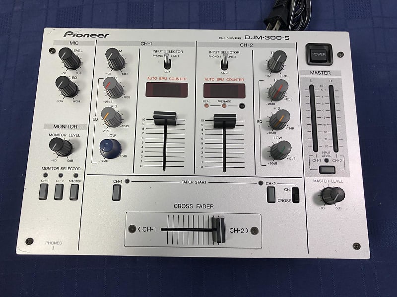 Pioneer DJM-300-S Professional Two Channel DJ Mixer