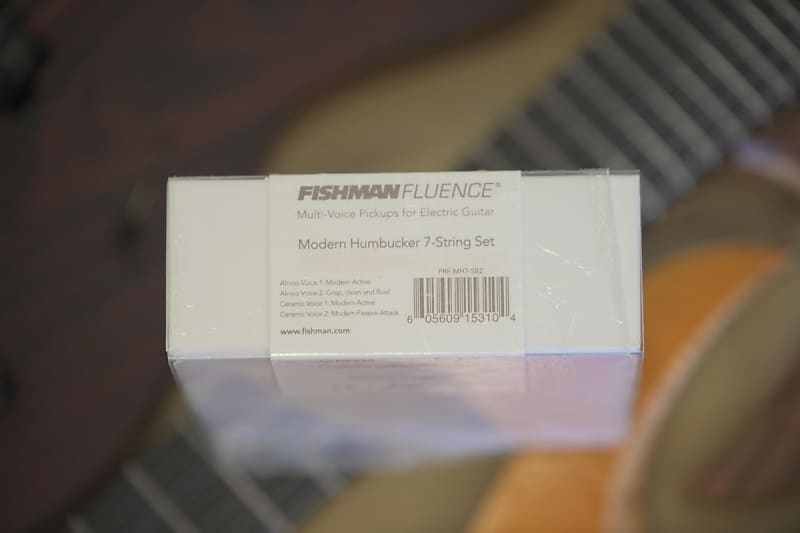 Fishman Fluence Modern Humbucker 7-string Pickup Set Black PRF-MH7