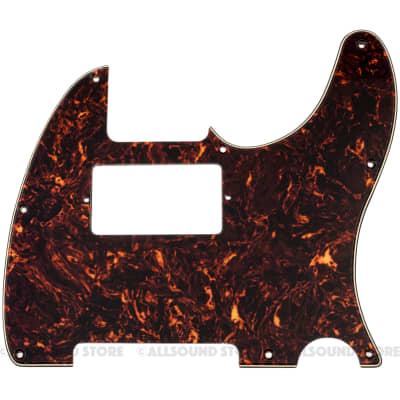 3-Ply VINTAGE TORTOISE Humbucker Pickguard for USA MIM Standard Fender® Telecaster Tele 8-Hole