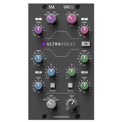 SSL UVEQ UltraViolet Fusion 500 Series 4-Band Stereo Equalizer Module image 2