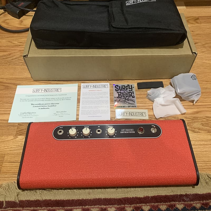 Surfy Industries Surfy Bear Classic Reverb Limited Handmade Reverb