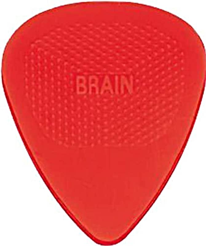 Snarling Dogs Brain Guitar Picks Red .73 mm 72 picks in bag Red image 1