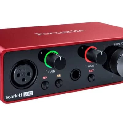 Focusrite Scarlett Solo 3rd Gen USB Audio Interface | Reverb