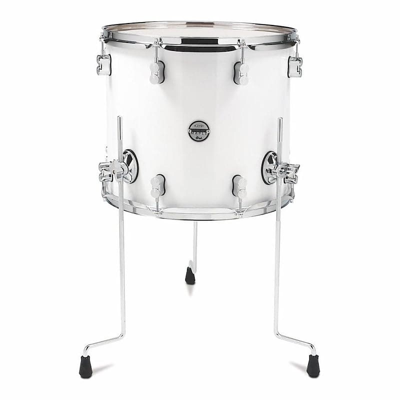 PDP Concept Maple Floor Tom 18x16 Pearlescent White image 1