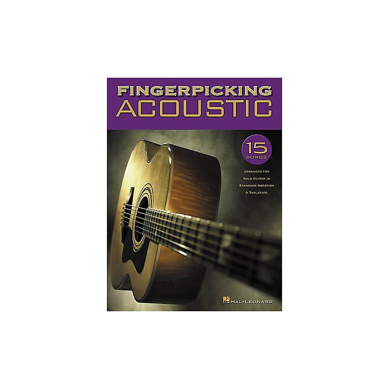 Hal Leonard Fingerpicking Acoustic Solo Guitar Tab Songbook Reverb