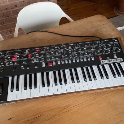 Sequential Prophet-6 49-Key 6-Voice Polyphonic Synthesizer 2018 - 2020 - Black with Wood Sides