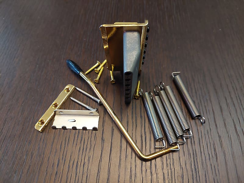 Burns London Deluxe Knife edge vibrato tremolo bridge Gold