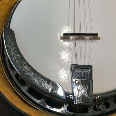 Aria "Bow-Tie"  1970's 5-String Banjo image 7