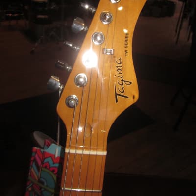 Tagima 530 Series "S" Style Electric Guitar w/ Tremolo Bar and Allen Wrench  TG 530-BK LF/TT - Black w/ Tortoise Pickguard image 6