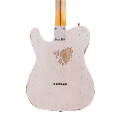 Fender Custom Shop 52 Tele Heavy Relic, Lark Guitars Custom Run - White Blonde (822) image 4