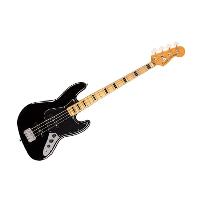 Classic Vibe 70s Jazz Bass Black Squier by FENDER image 1