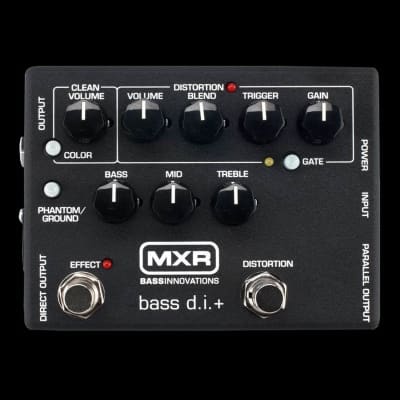 MXR M80 Bass DI+ Direct Box Pedal with Distortion | Reverb