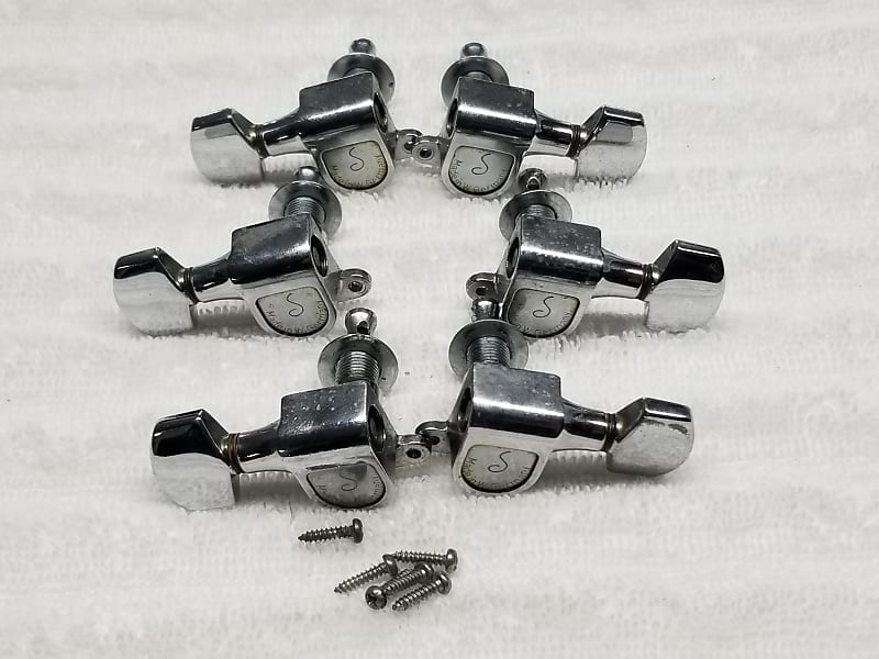 3+3 Ratio Acoustic Open Back Tuners (PRN-3411, Select Finish)