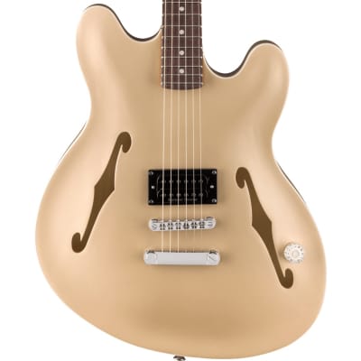 Fender Tom DeLonge Starcaster Satin Shoreline Gold for sale