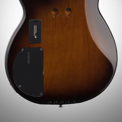 Yamaha BB735A Electric Bass Guitar, 5-String (with Gig Bag), Sunburst image 7