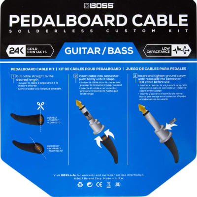 Boss BCK-24 Solderless Pedalboard 24ft Cable Kit image 2