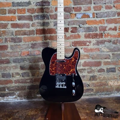 Nashville Guitar Works NGW125BK T-Style Electric Guitar w/ Maple Fretboard (Black Finish) imagen 3