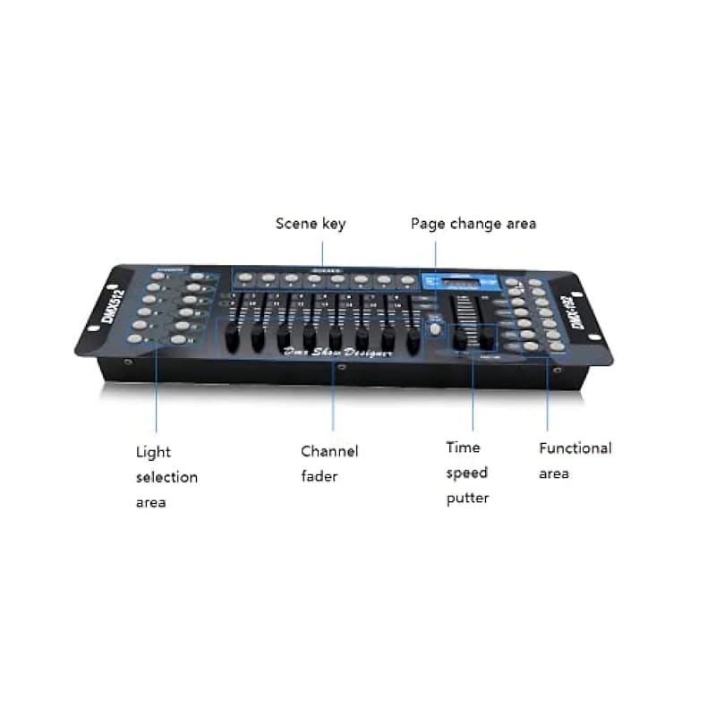 Dmx Controller, 192CH Dmx512 Console, Dmx Light Controller for Dj Lights