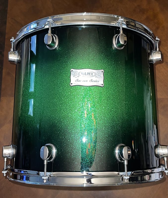 Mapex Saturn 16” Floor Tom Green Apple Burst Reverb