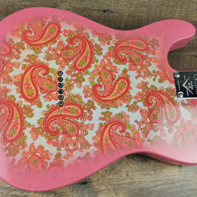 MyDream Partcaster Custom Built - Pink Paisley Tele Tapped Pickups image 5