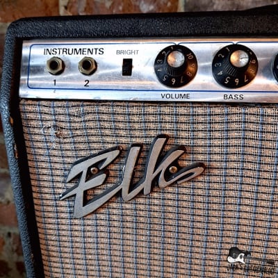 Elk Lawsuit Era B-man Style Bass Amp (1970s - Silverface) image 4