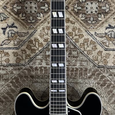 Eastman T486-BK 16" Deluxe Thinline Electric in Black w/ Case, Setup #1176 image 3