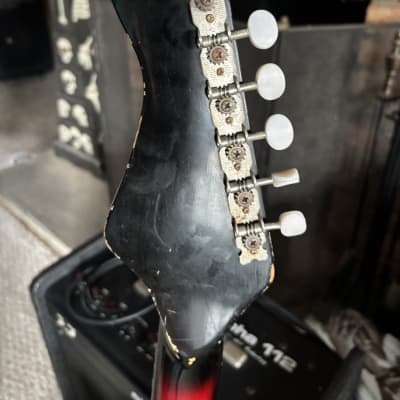 1960s Teisco / Kimberly 2 Pickup - Red Burst image 9