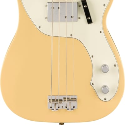 Fender Vintera II '70s Telecaster Bass Guitar, Vintage White w/ Deluxe Gig Bag image 1