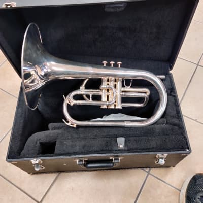 Blessing BM-101S Silver Marching F Mellophone image 2