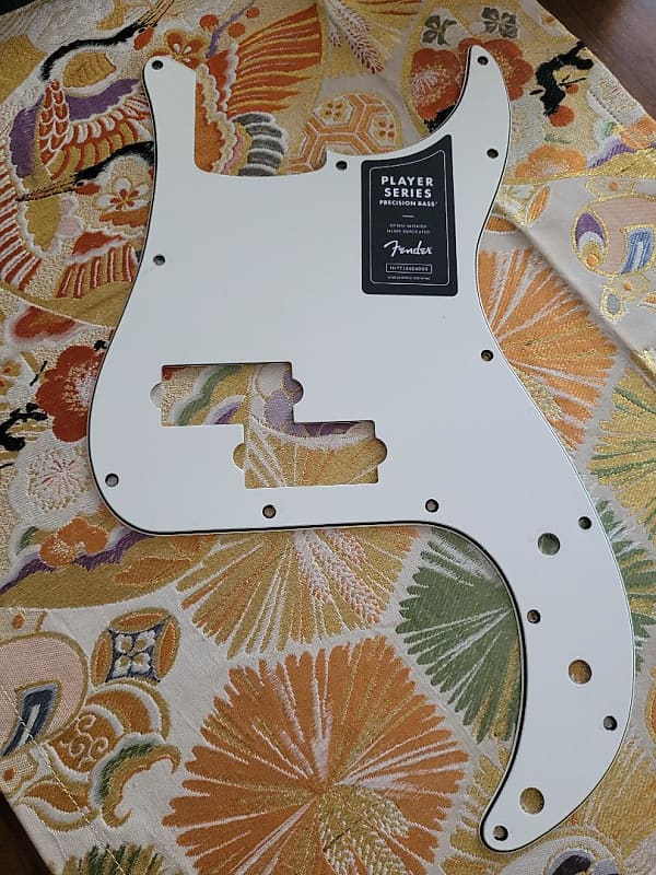 Fender Player Series Precision Bass Pickguard White 2022 Reverb