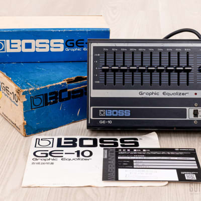 Boss GE-10 Graphic EQ | Reverb