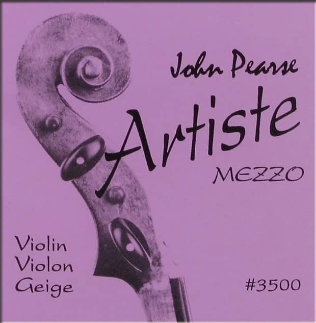 Violin Strings Artiste Series John Pearse Reverb