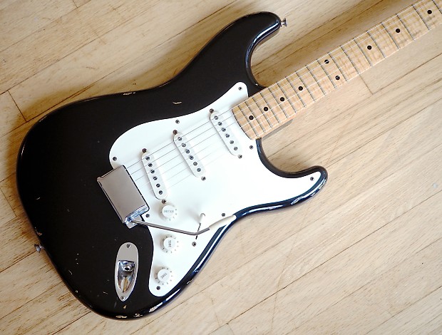 2001 Fender Stratocaster Custom Shop Relic 1956 Reissue Blackie w/ COA & ohsc image 1