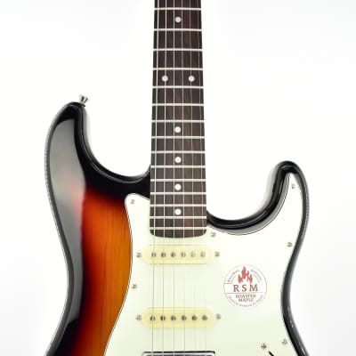 Bacchus Universe BST-2 RSR Stratocaster HSS Roasted Maple Nek Rosewood 2022 3TS 3164gr image 5