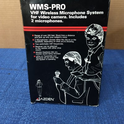 Azden WMS PRO VHF Wireless Microphone System Reverb